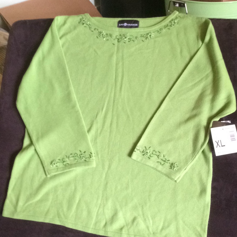 Sag Harbor 3/4 sweater